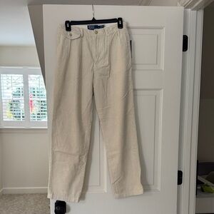 Cream boys Polo corduroy pants